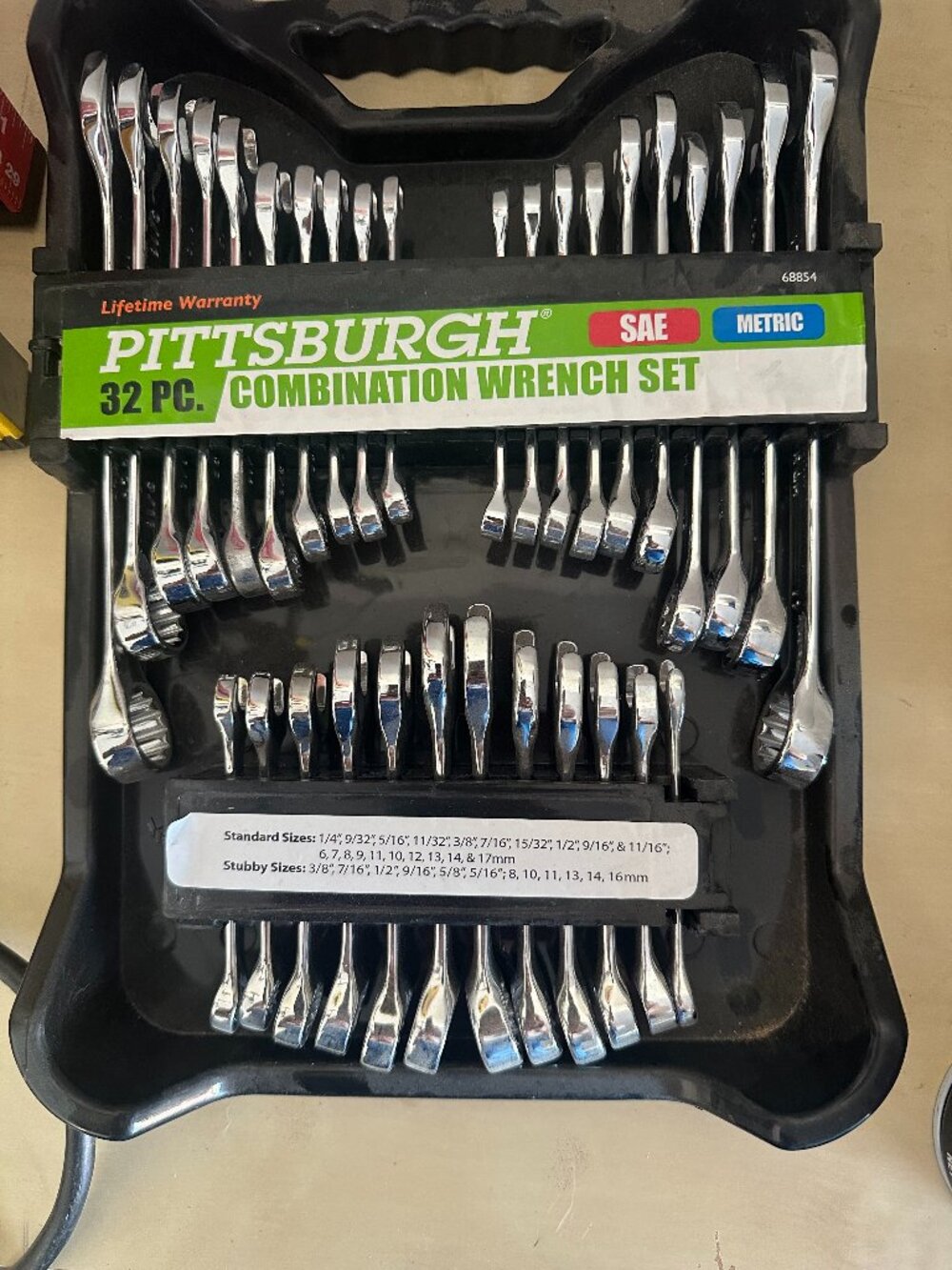 Pittsburg Combo wrench set